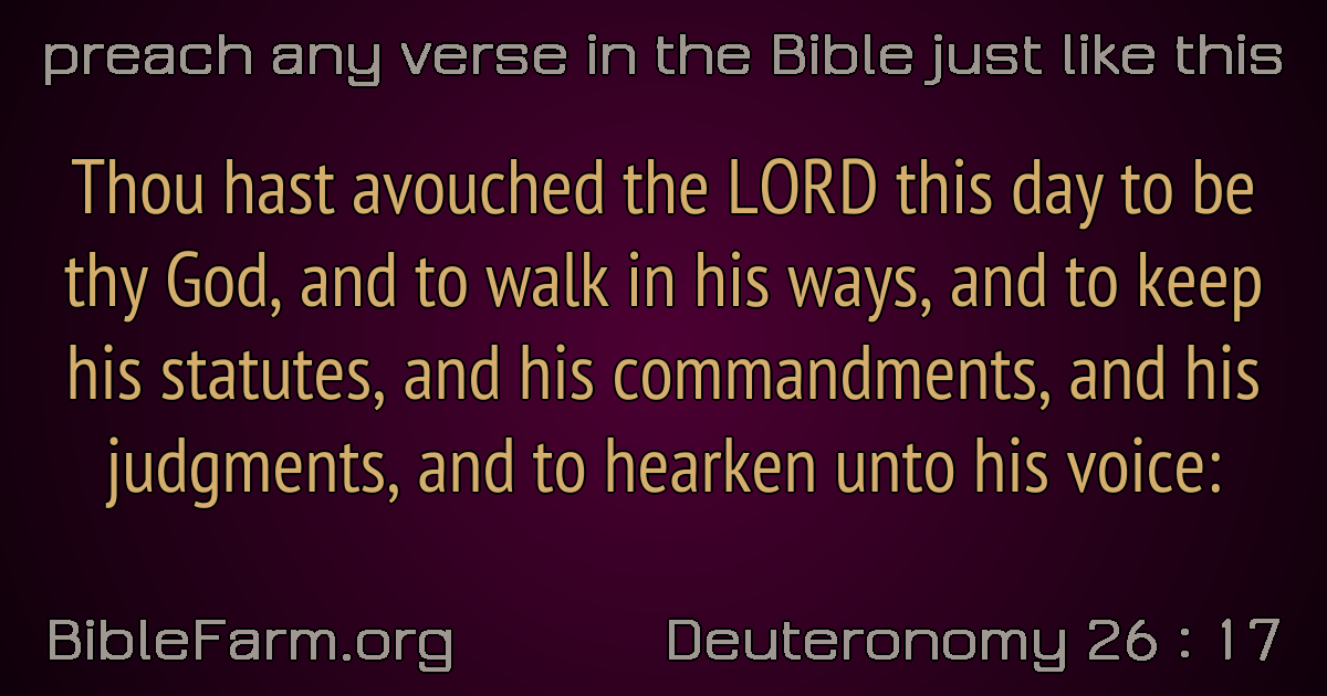 Deuteronomy-26-17