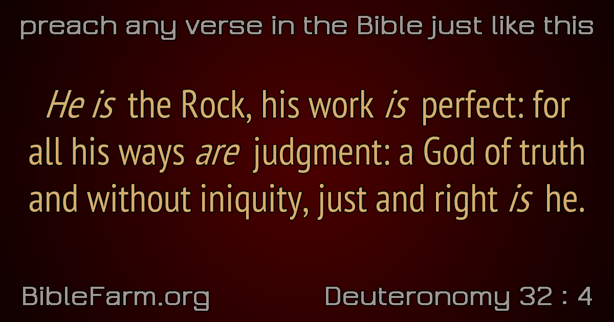 Deuteronomy-32-4