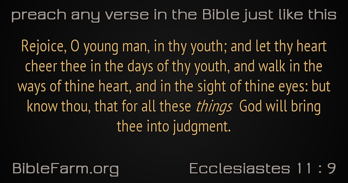 Ecclesiastes-11-9