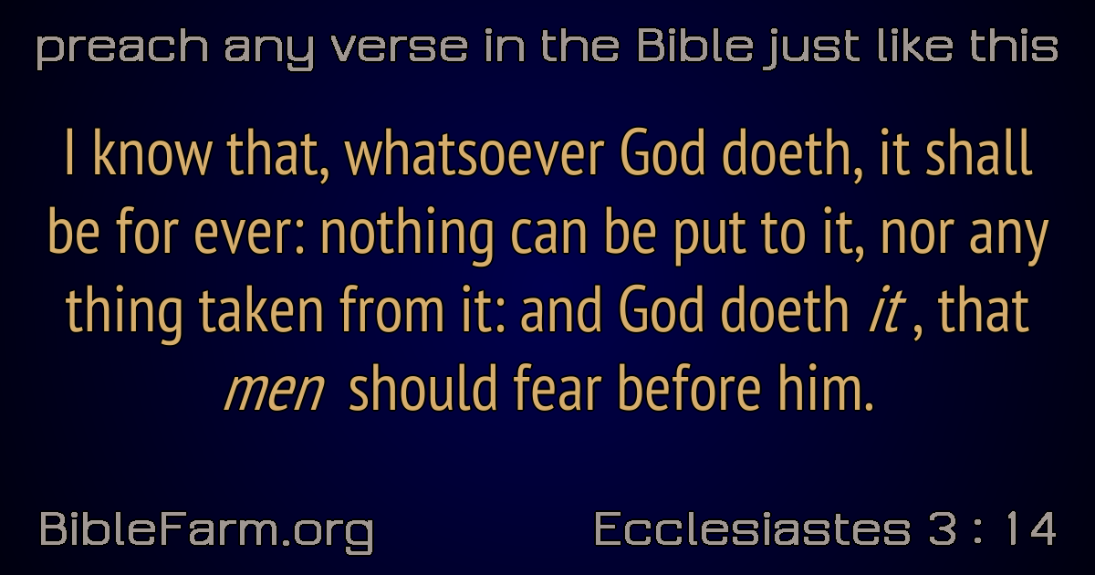 Ecclesiastes-3-14