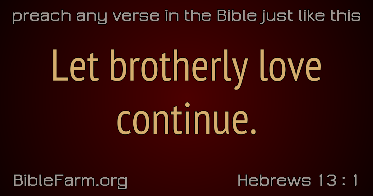 Hebrews-13-1