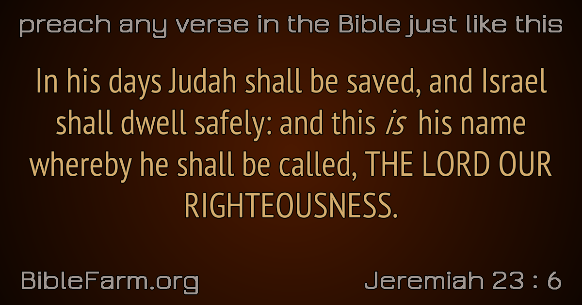 Jeremiah-23-6