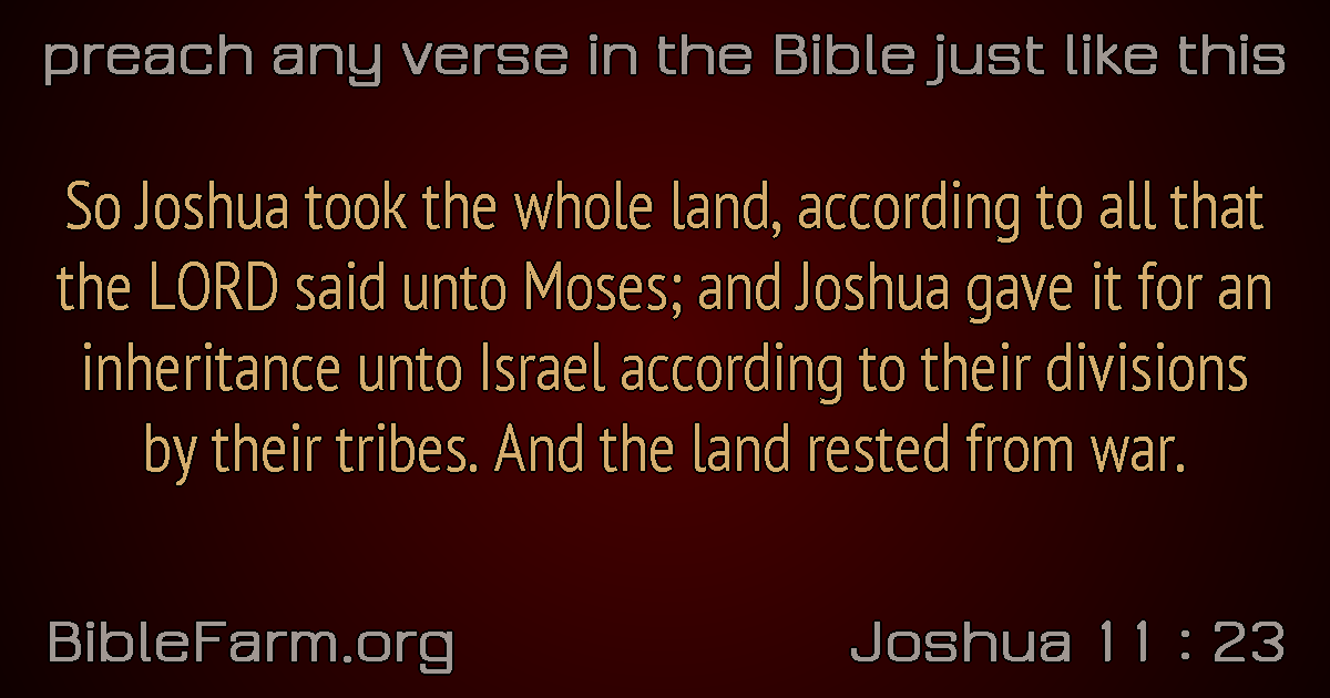 Joshua-11-23