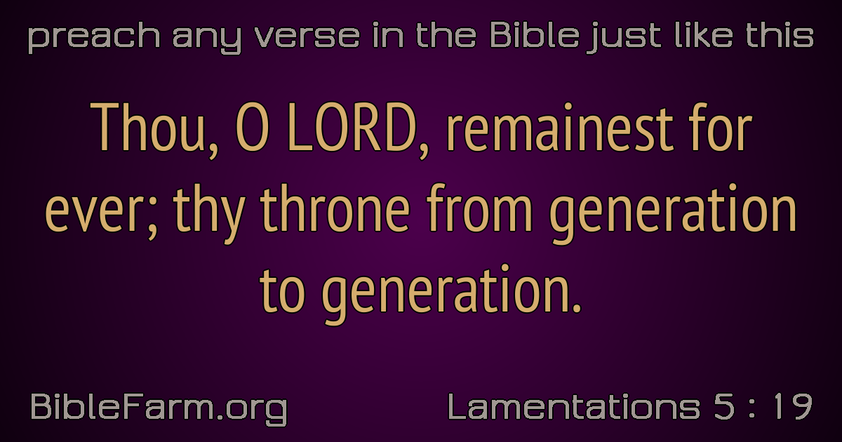 Lamentations-5-19